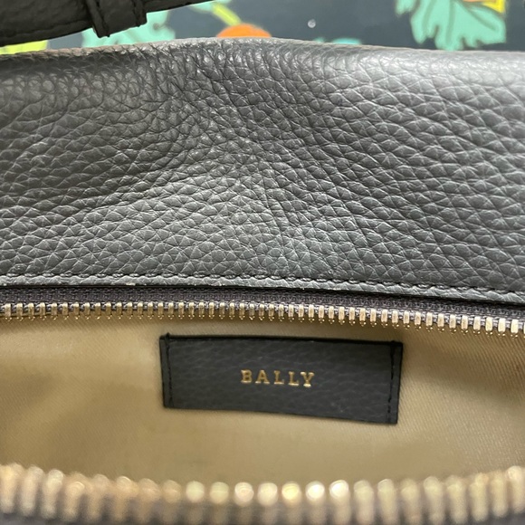 Bally Bianne Gray Convertible Leather Backpack with COA - Picture 12 of 16